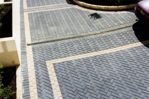 sunken pavers